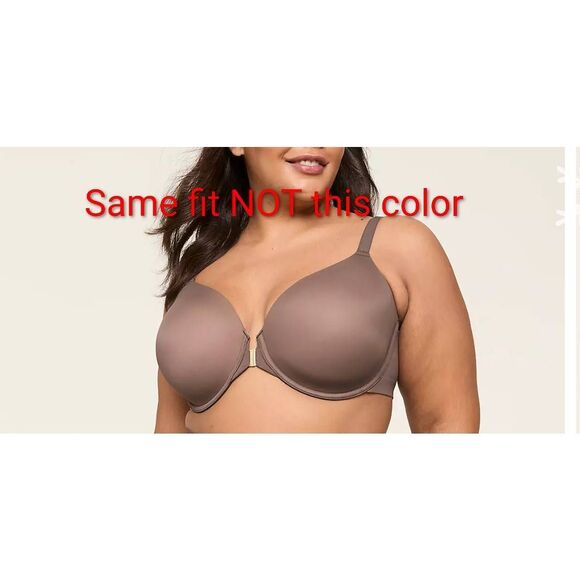 Cacique Totally Smooth Full Coverage Front-Close Bra Size 38G - Picture 7 of 8